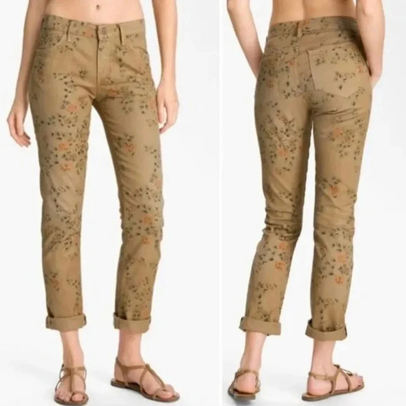 Citizens Of Humanity | Mandy Jeans High Waist Retro Slim Roll Up Floral - Picture 1 of 12